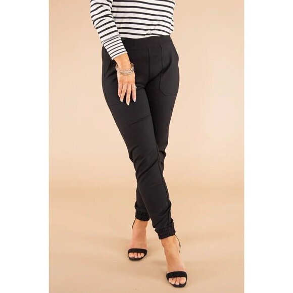 SPANX The Perfect Pant Ankle Joggers in Classic Black Size Small - Picture 1 of 16